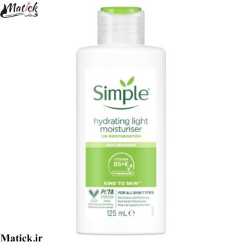 کرم آبرسان و مرطوب کننده سیمپل لایت مدل Light (125 میل)