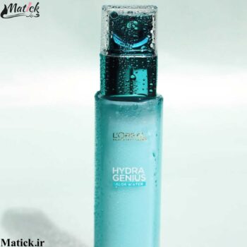 ژل آبرسان هیدرا جنیوس آلوئه ورا رنگ سبز لورال پوست نرمال و مختلط چرب Loreal Paris Hydra Genius - Image 3