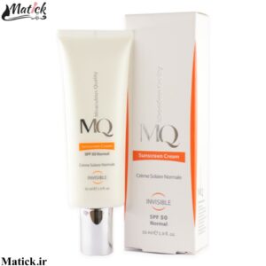 قیمت MQ Sunscreen Cream SPF 50 Normal INVISIBLE 55 ml