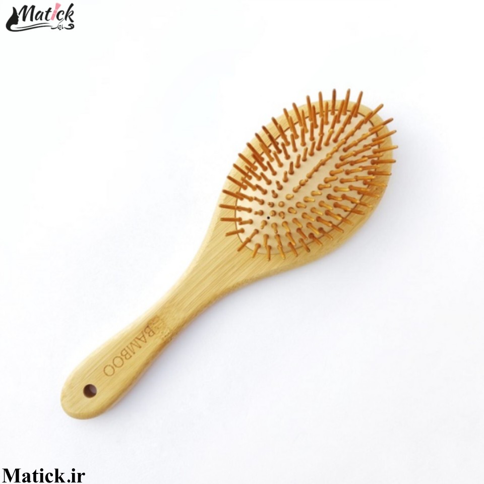 برس مو چوبی بامبو بیوتی بیضی