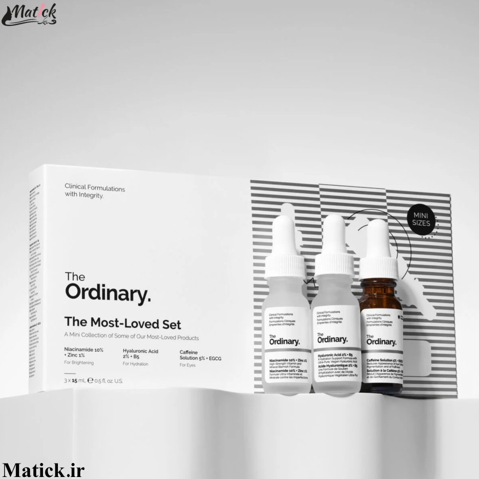 پک سرم 3 عددی محبوب اوردینری مدل The Ordinary Most-Loved Set