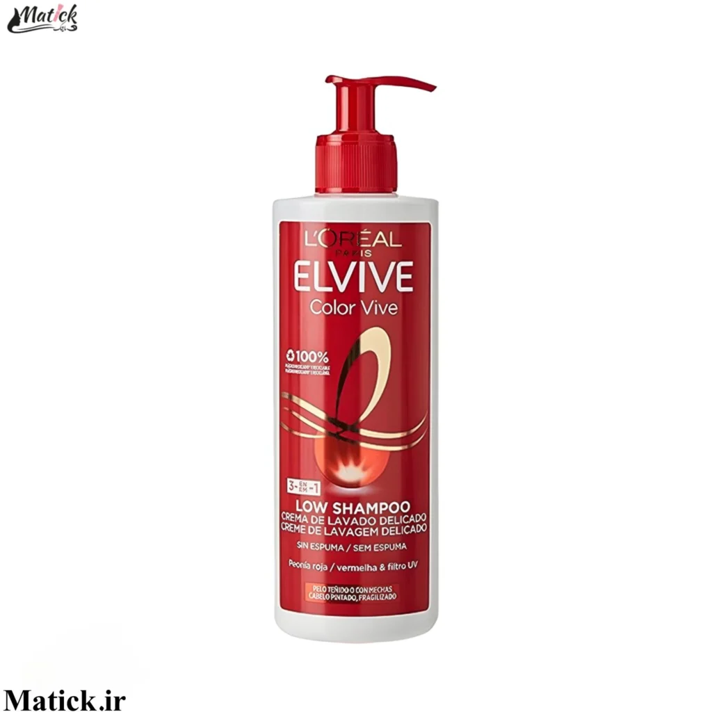 شامپو بدون سولفات موهای رنگ شده لورال L'Oréal