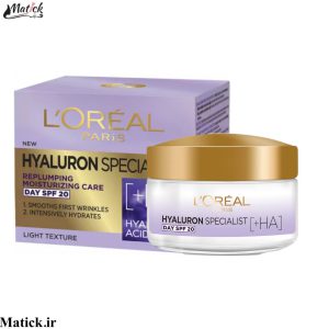 خرید کرم روز آبرسان لورال مدل L'Oréal Hyaluron Expert Day Cream