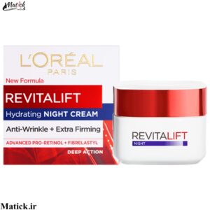 خرید کرم شب ضد چروک لورآل مدل Revitalift اصل