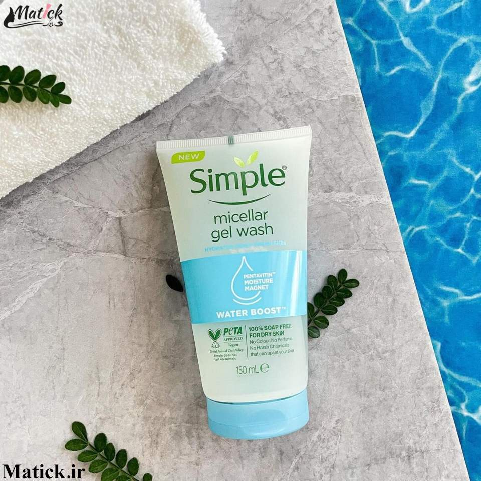 قیمت ژل میسلار شوینده صورت Water boost سیمپل