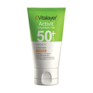 ضد آفتاب ویتالیر رنگی پوست چرب SPF50