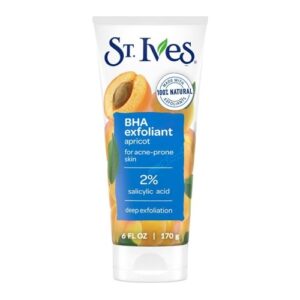 اسکراب لایه بردار صورت سینت ایوز St. Ives مدل BHA Exfoliat Apricot عصاره زردآلو